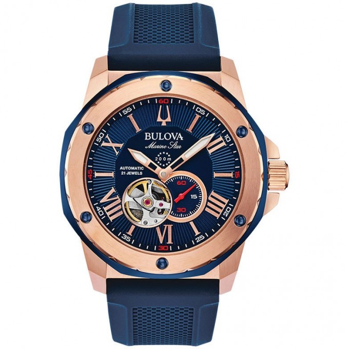 Наручные часы мужские BULOVA синие 98A227